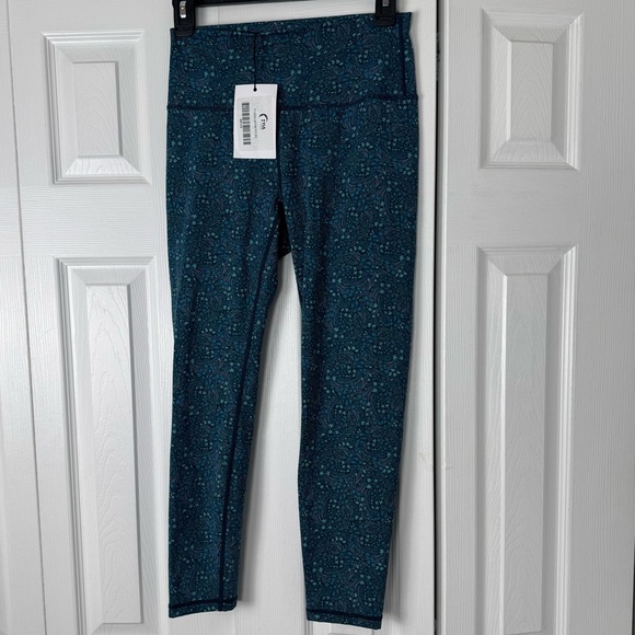 ZYIA Pants - NWT Zyia Teal Patterned Leggings